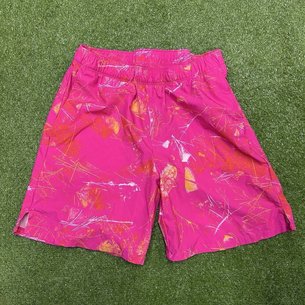 The North Face Pink Printed Hybrid Shorts